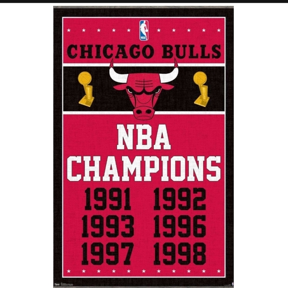 NBA Chicago Bulls - Champions 13 Poster - Picture 1 of 1